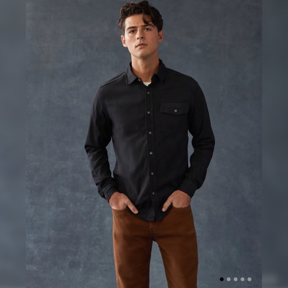 American Giant | Highway Shirt - Black | Men’s Large | NWT